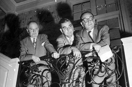Frederick McConnell, K. Elmo Lowe, & Max Eisenstat, 1955